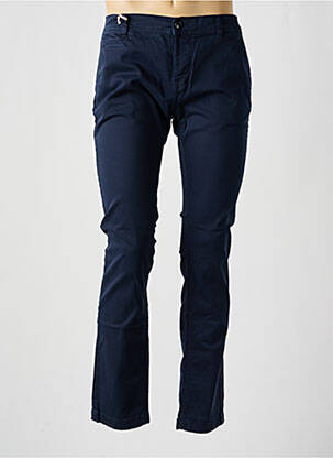 Pantalon chino tissage popeline taille basse bleu DN.SIXTY SEVEN homme