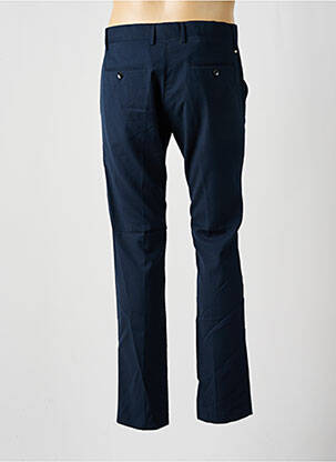 Pantalon chino fermeture zippée sous rabat avec crochet taille haute bleu ANTONY MORATO homme