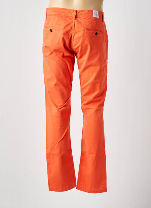 Pantalon chino tissage popeline taille basse orange DN.SIXTY SEVEN homme
