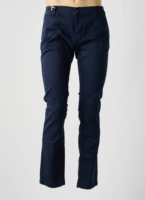 Pantalon chino tissage popeline taille basse bleu DN.SIXTY SEVEN homme