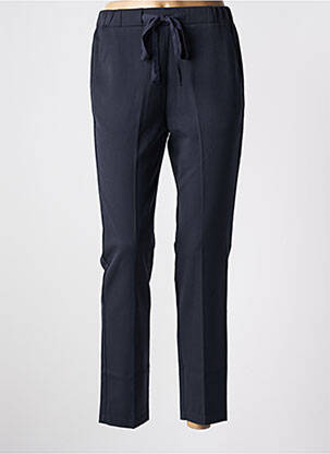 Pantalon 7/8 taille élastique taille normale bleu GRACE & MILA femme
