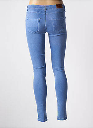 Pantalon slim stretch taille normale bleu DONOVAN femme
