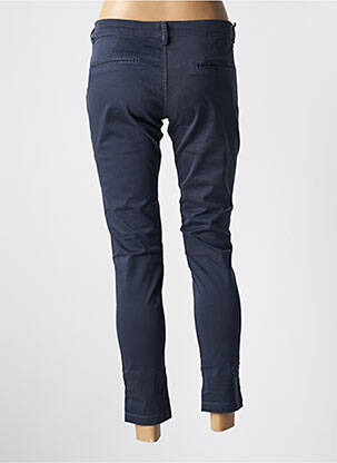 Pantalon chino taille basse taille basse bleu TEDDY SMITH femme