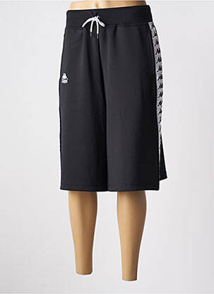 Bermuda taille élastique noir KAPPA femme