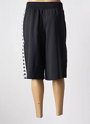 Bermuda taille élastique noir KAPPA femme