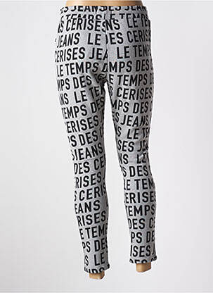 Jogging slim taille élastique gris LE TEMPS DES CERISES fille