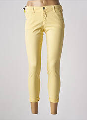 Pantalon chino jaune TEDDY SMITH pour femme seconde vue