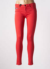 Pantalon slim rouge DONOVAN pour femme seconde vue