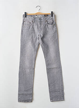 Jeans coupe slim taille basse taille ajustable gris TEDDY SMITH garçon