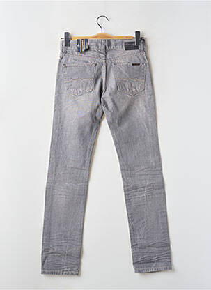 Jeans coupe slim taille basse taille ajustable gris TEDDY SMITH garçon