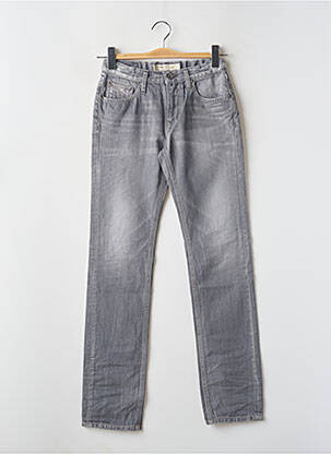 Jeans coupe slim taille basse taille ajustable gris TEDDY SMITH garçon