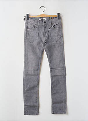 Jeans skinny stretch taille ajustable gris TEDDY SMITH garcon