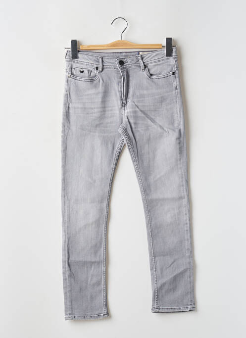 Jeans coupe slim gris KAPORAL pour garçon