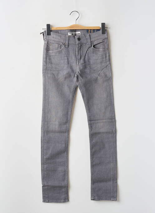 Jeans skinny gris TEDDY SMITH pour garçon