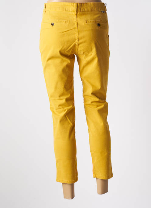 Pantalon chino jaune REIKO pour femme