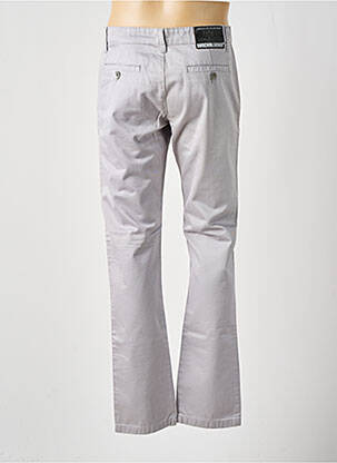 Pantalon chino tissage popeline taille normale gris DR DENIM homme