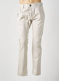 Pantalon chino tissage popeline taille normale beige DR DENIM homme