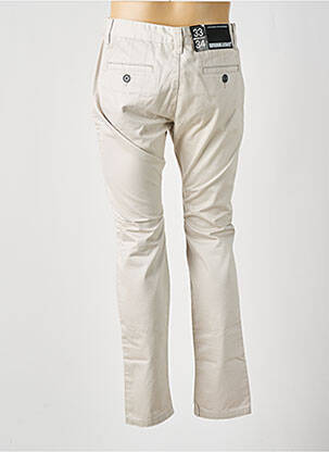 Pantalon chino tissage popeline taille normale beige DR DENIM homme