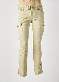 Pantalon cargo slim taille normale beige KAPORAL homme