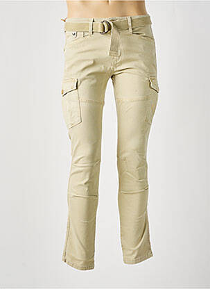 Pantalon cargo slim taille normale beige KAPORAL homme