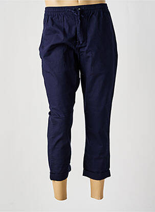 Pantalon 7/8 taille élastique taille normale bleu MINIMUM homme