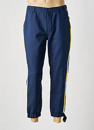 Pantalon chino poches taille normale bleu ELEVEN PARIS homme
