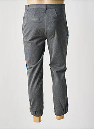 Pantalon 7/8 tissage chiné taille normale gris ELEVEN PARIS homme