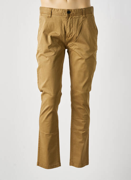 Pantalon chino marron MINIMUM pour homme