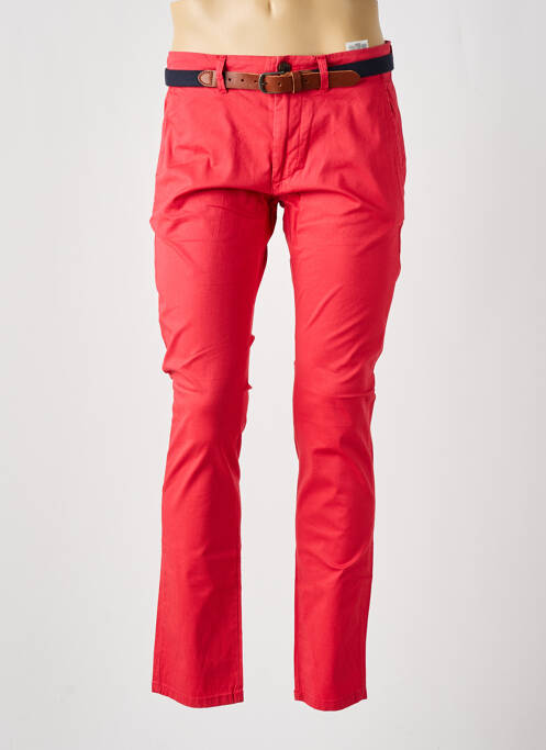 Pantalon chino rouge SELECTED pour homme