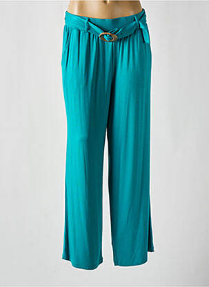 Pantalon large poches taille normale bleu SURKANA femme