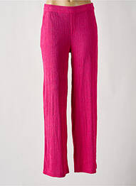 Pantalon large tissage crêpe taille normale rose STREET ONE femme