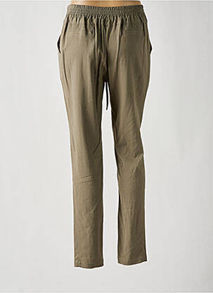 Pantalon slim taille haute taille haute vert LE PETIT BAIGNEUR femme