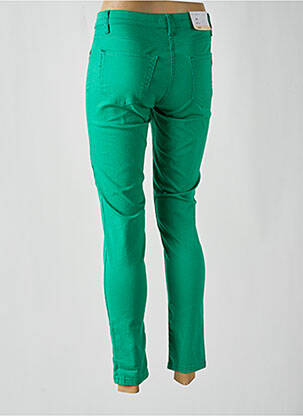 Jeans coupe slim stretch taille haute vert BETTY BARCLAY femme