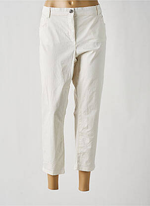 Pantacourt stretch taille normale beige BETTY BARCLAY femme
