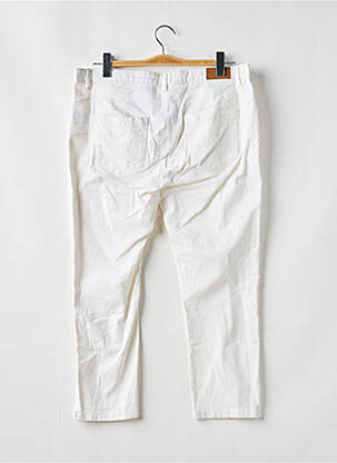 Pantacourt stretch taille normale blanc C'EST BEAU LA VIE femme