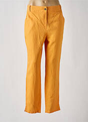 Pantalon droit orange C'EST BEAU LA VIE pour femme seconde vue