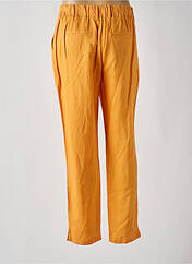 Pantalon droit orange C'EST BEAU LA VIE pour femme seconde vue