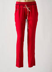 Pantalon droit rouge LE PETIT BAIGNEUR pour femme seconde vue