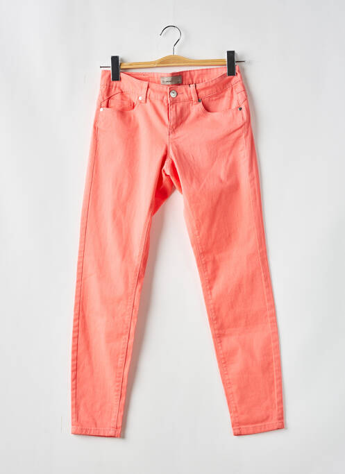 Jeans coupe slim orange VERO MODA pour femme