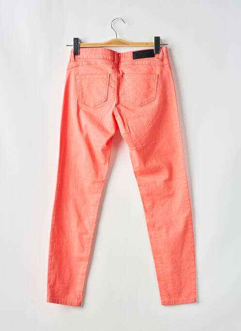 Jeans coupe slim orange VERO MODA pour femme