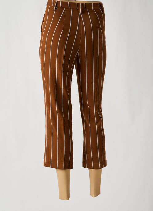 Pantacourt marron RINASCIMENTO pour femme