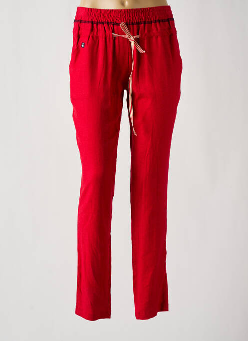 Pantalon droit rouge LE PETIT BAIGNEUR pour femme