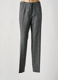 Pantalon droit stretch taille haute gris ANNE KELLY femme