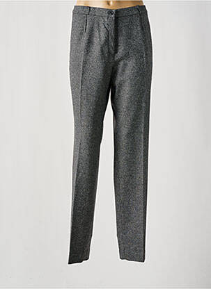 Pantalon droit stretch taille haute gris ANNE KELLY femme