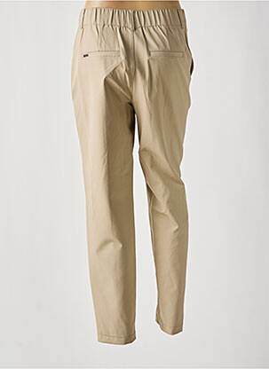 Pantalon slim taille haute taille haute beige STREET ONE femme