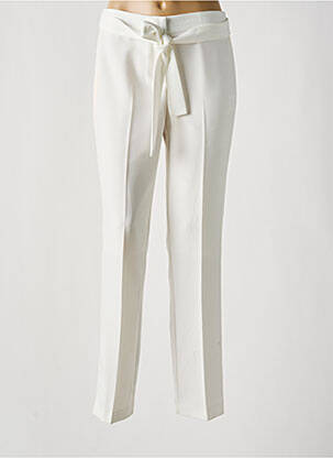 Pantalon slim taille élastique taille normale beige DIANE LAURY femme