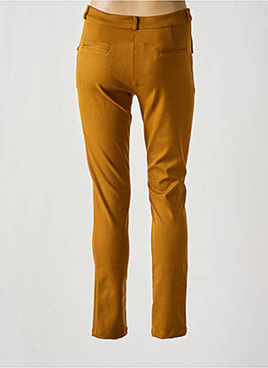 Pantalon slim taille haute taille haute jaune LE PETIT BAIGNEUR femme