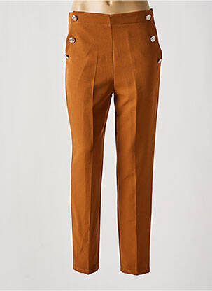 Pantalon slim stretch taille normale orange A BELLE femme
