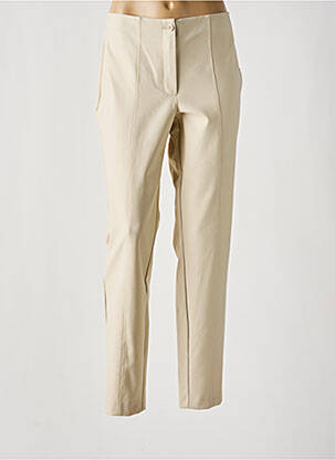 Pantalon slim taille élastique taille normale beige BETTY BARCLAY femme
