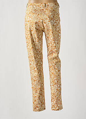Pantalon chino tissage popeline taille normale jaune LE PETIT BAIGNEUR femme